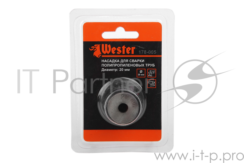 Насадка д/сварки полипропиленовых труб WESTER 178-005 ф20мм