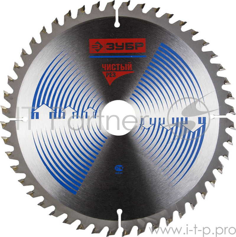 Круг пильный твердосплавный ЗУБР 36905-190-16-48 ЭКСПЕРТ чистый рез по дереву 190х16мм 48T