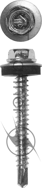 Зубр Саморезы для крепления кровельных материалов к деревянной обрешетке, оцинкованные, 4,8x38мм,300шт 4-300315-48-038