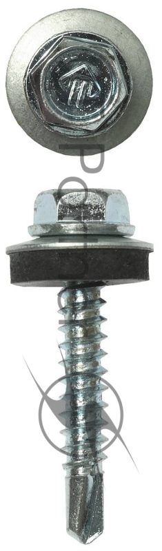 Зубр Саморезы для крепления кровельных материалов к деревянной обрешетке, оцинкованные, 4,8x29 мм, 2500шт 4-300310-48-029