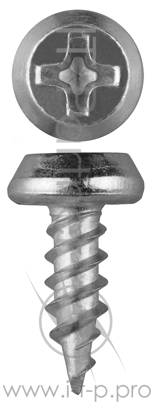 Зубр Саморезы для крепления листового металла, полуцилиндрическая головка, оцинкованные, 22000шт 4-300120-35-11