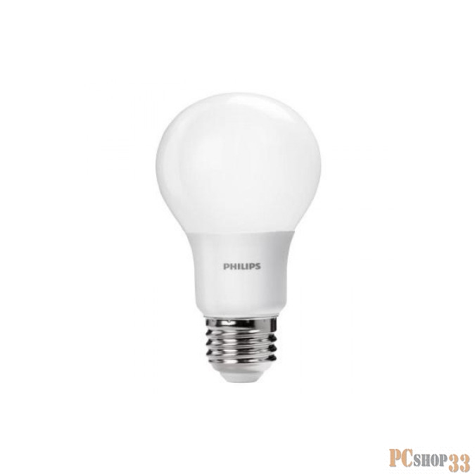 Светодиодные лампы (LED) Лампа светодиодная 700778 Philips LEDBulb 6.5-60W E27 3000K 230V A60 (12/1260)