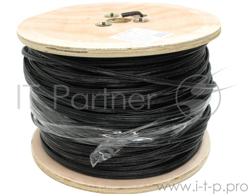 Кабель Telecom Кабель UTP кат. 5e 4 пары (305м) (0.5mm) CU внешний, черный UTP4-TC1000C5EN-CU-OS