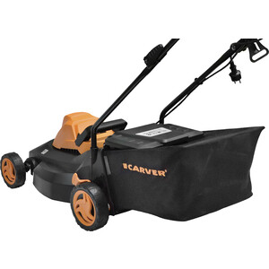 Газонокосилка CARVER LME-1437 эл. 1400Вт ширина 37см рег.высоты травосборник 35л