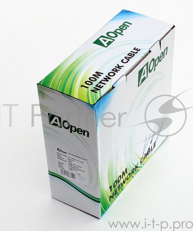 Кабель Aopen/Qust ANC5141 Кабель UTP кат.5e 4 пары (100м) 0.51мм 6938510883100