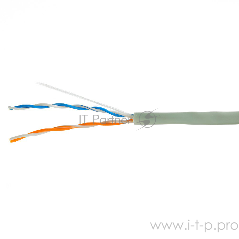 Кабель PowerCube PC-UPC-5002E-SO Кабель UTP кат.5e, 2 пары, 0.51 мм (305 м pullbox), МЕДЬ одножильный