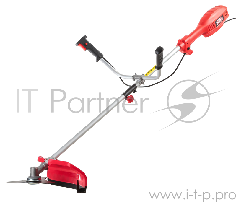 Триммер Hammer ETR1200BR 1200Вт верхний двигатель, прямая штанга, нож + леска 2,4мм