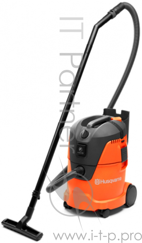 Пылесос HUSQVARNA WDC 325L (9679081-01) 240В 1.2кВт 3700л/мин 25л фильтр д/влаж.уборки+фетр.фильтр