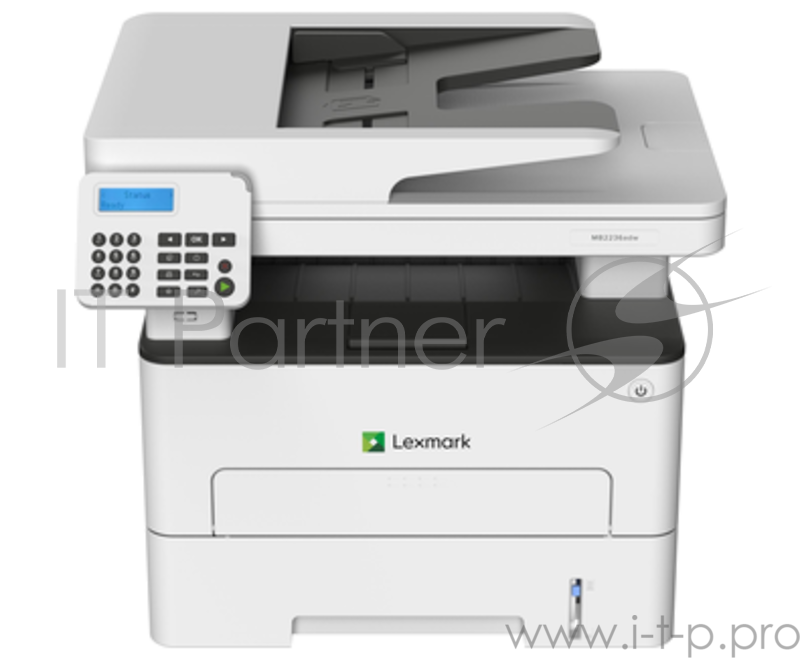 МФУ Lexmark MB2236adw Лазерное монохромное (A4, 34 стр/мин, дуплекс, цвет.сканер, копир, факс, сеть, wi-fi, 512MБ)
