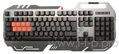 Клавиатура A4 Bloody B328 черный USB Multimedia Gamer LED