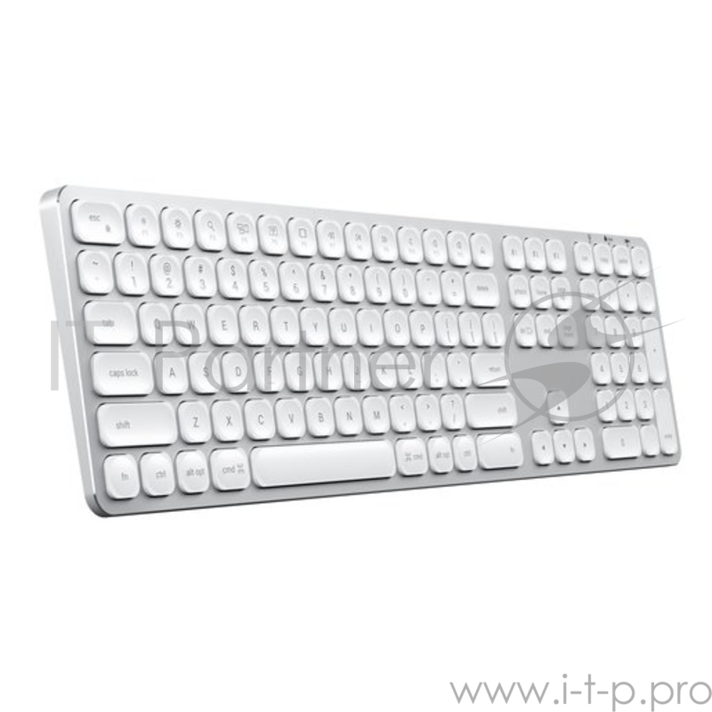 Беспроводная клавиатура Satechi Aluminum Bluetooth Wireless Keyboard with Numeric Keypad. Язык раскладки английский/русский. Цвет серебристый.