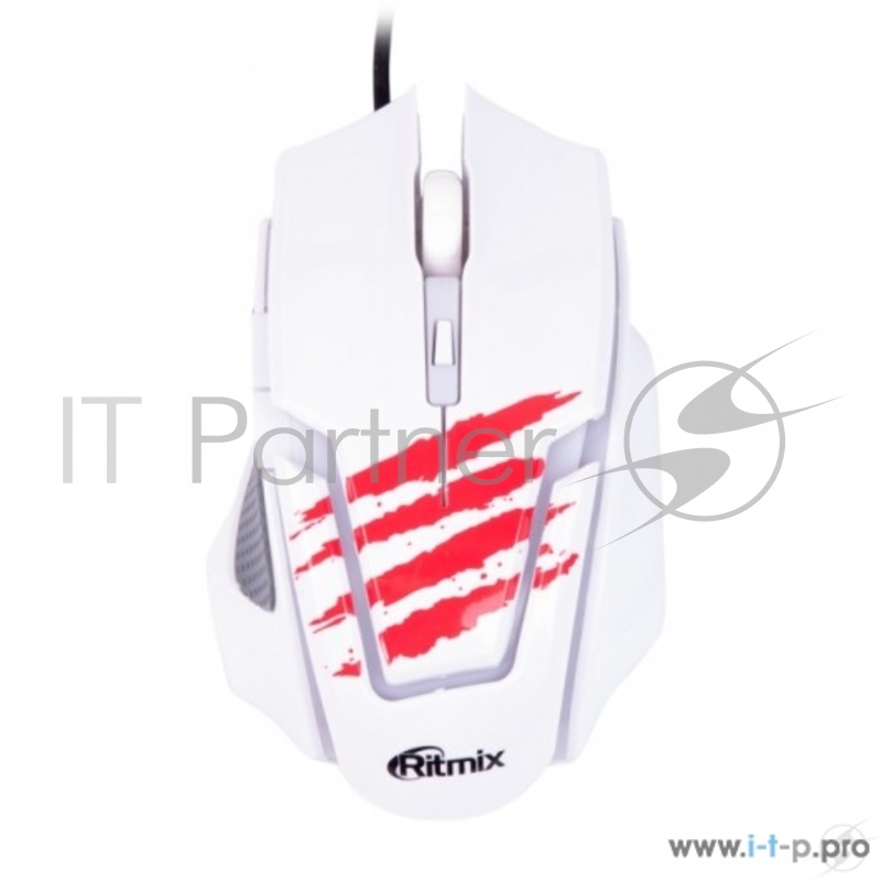 Мышь проводная RITMIX ROM-350 White