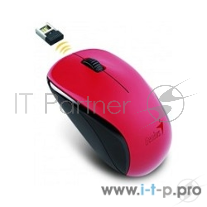 беспроводная мышь Genius NX-7000 G5 Hanger Red, 2.4Ghz wireless BlueEye mouse 1200 dpi powerful BlueEye AA x 1