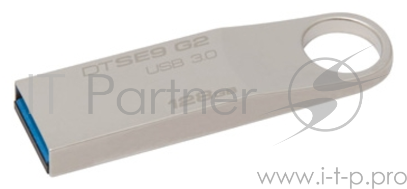 Флеш Диск Kingston 128Gb DataTraveler SE9 DTSE9G2/128GB USB3.0 серебристый