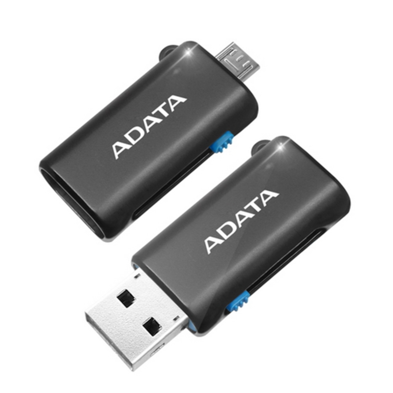 Кардридер ADATA OTG microSD card reader with dual interface