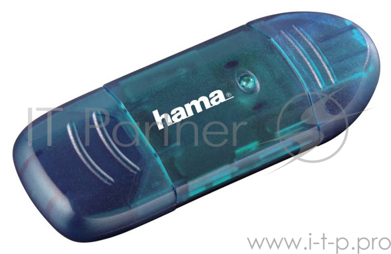 Устройство чтения карт памяти USB2.0 Hama H-114730 синий