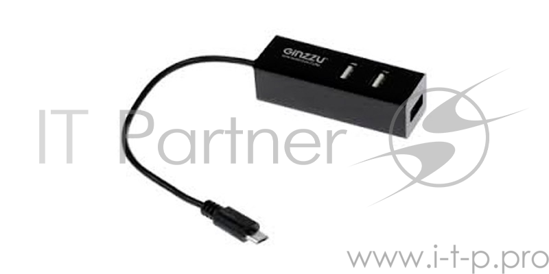 Картридер Ginzzu EXT GR-564UB OTG/PC + HUB 3 port USB 2.0