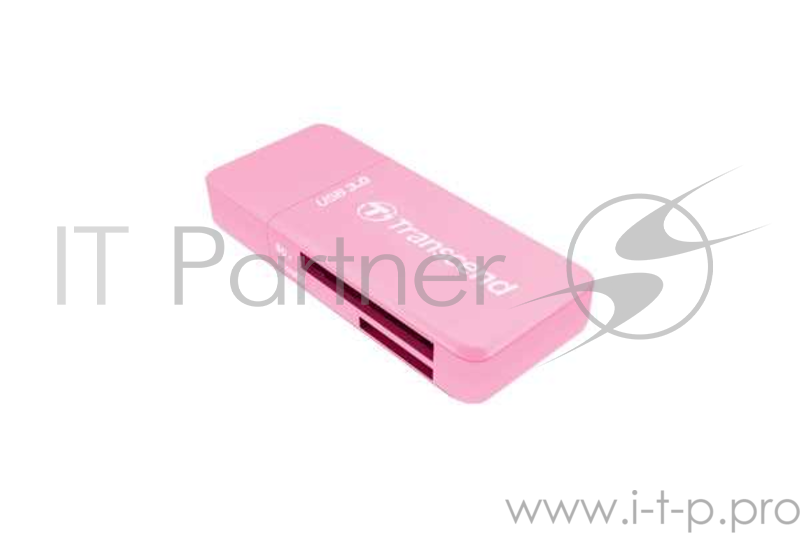 Считыватель карты памяти Transcend All in1 Multi Card Reader, Pink