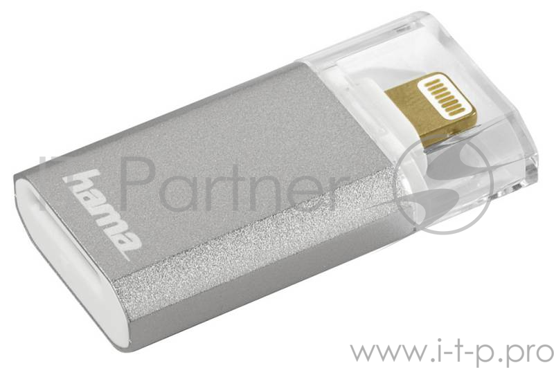 Устройство чтения карт памяти Lightning Hama серебристый