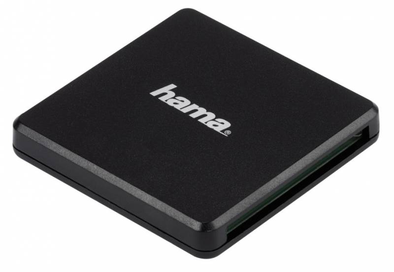 Устройство чтения карт памяти USB3.0 Hama Multi H-124022 черный
