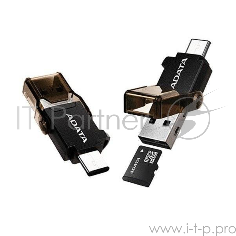 Устройство чтения/записи флеш карт ADATA microSD OTG USB-C to USB-A