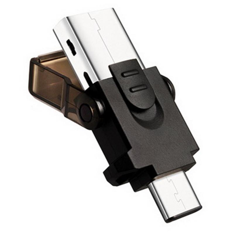 Устройство чтения/записи флеш карт ADATA microSD OTG USB-C to USB-A