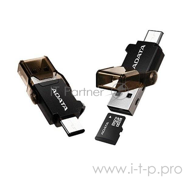 Устройство чтения/записи флеш карт ADATA microSD OTG USB-C to USB-A