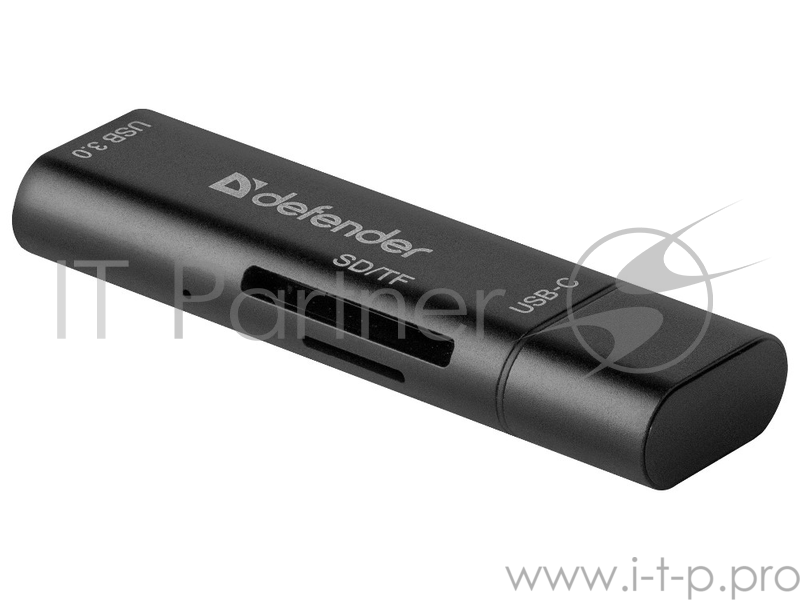 Defender Универсальный картридер Speed Stick USB3.1 TYPE C - USB/SD/TF Defender Универсальный картридер Speed Stick USB3.1 TYPE C - USB/SD/TF