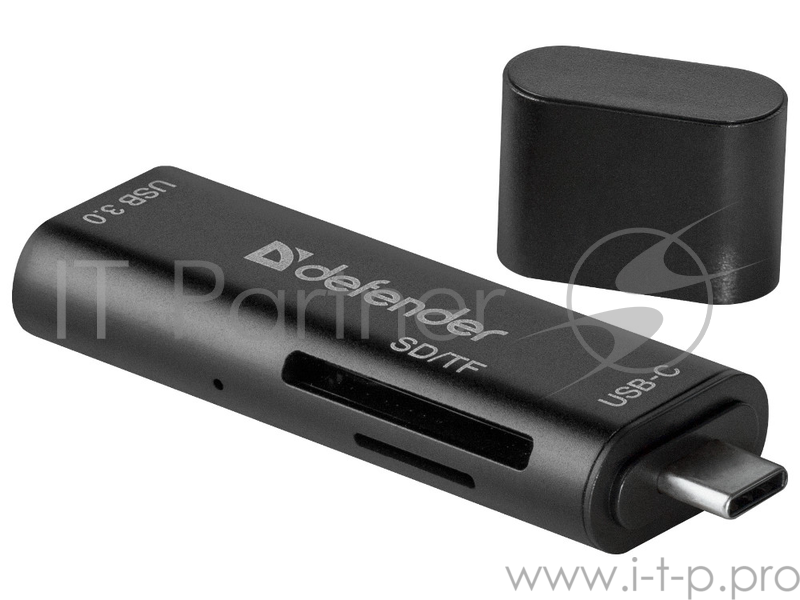 Defender Универсальный картридер Speed Stick USB3.1 TYPE C - USB/SD/TF Defender Универсальный картридер Speed Stick USB3.1 TYPE C - USB/SD/TF