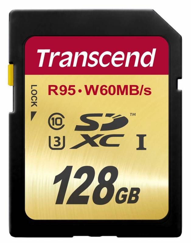 Флеш карта SDXC 128Gb Class10 Transcend TS128GSDU3 Ultimate
