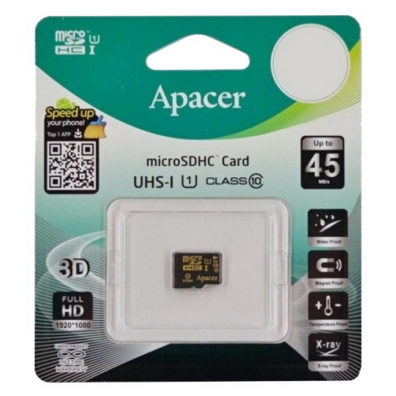 Флеш карта microSD 32GB Apacer microSDHC UHS-I U1