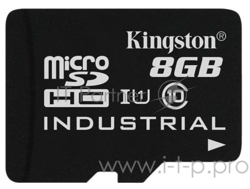 Флеш карта microSDHC 8Gb Class10 Kingston <SDCIT/8GBSP> Industrial Temperature SP Class UHS-I без адаптера