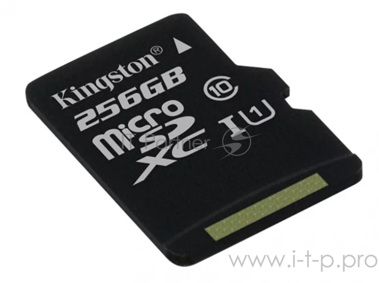 Флеш карта microSD 256GB Kingston microSDXC Class 10 UHS-I U1 Canvas Select 80MB/s