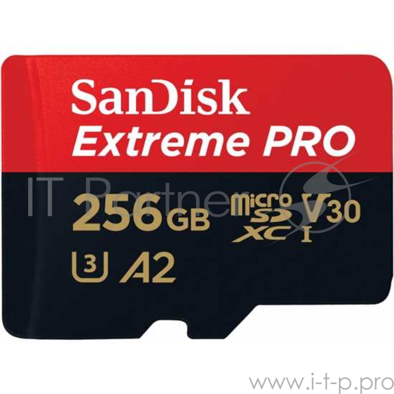 Флеш карта microSD 256GB SanDisk microSDXC Class 10 UHS-I A2 C10 V30 U3 Extreme Pro (SD адаптер) 170MB/s