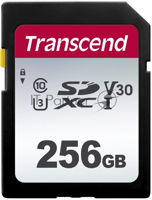 Флеш карта SD 256GB Transcend SDXC Class 10 UHS-I U3, V30, TLC, Silver