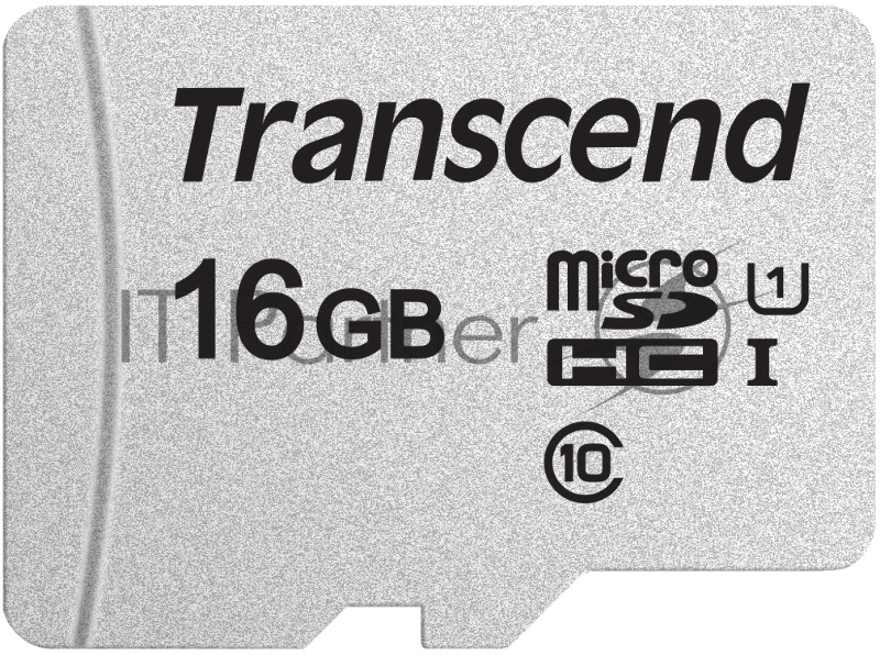 Флеш карта microSD 16GB Transcend microSDHC Class 10 UHS-1 U1, (без адаптера), TLC
