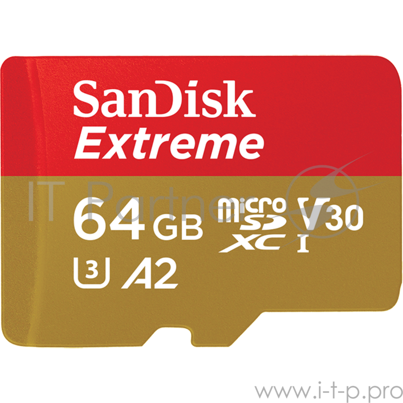 Карта памяти MICRO SDXC 64GB UHS-3 W/A SDSQXA2-064G-GN6AA SANDISK