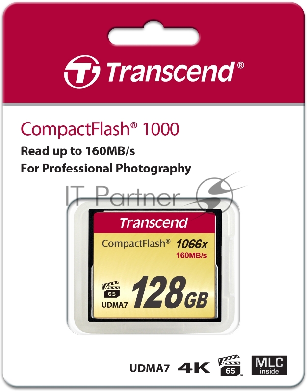 Флеш карта CF 128Gb Transcend TS128GCF1000