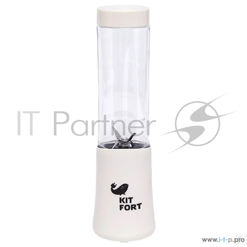 Блендер 1311-3-КТ Kitfort Shake & Take, Мощность: 150 Вт.Емкость бутылки: 0,28. белый