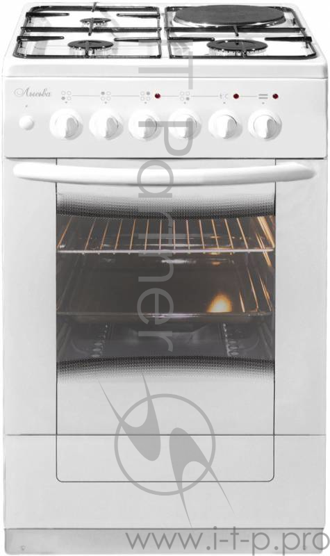 Плита Газовая Лысьва ЭГ 1/3г01 М2С-2у белый (без крышки)