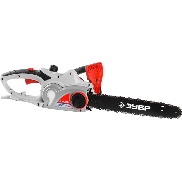 Пила Пила ЗУБР цепная, защита руки (тормоз цепи), масляный бачок, смена цепи без ключа, шина 40см, 2000Вт ЗЦП-2001-02