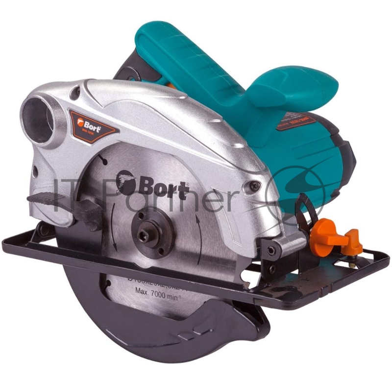 Пилы Bort BHK-185N Пила циркулярная 91271020 { 1200 Вт, 4800 об/мин, 185 мм, 20мм, 3.5 кг, набор аксессуаров 3 шт }