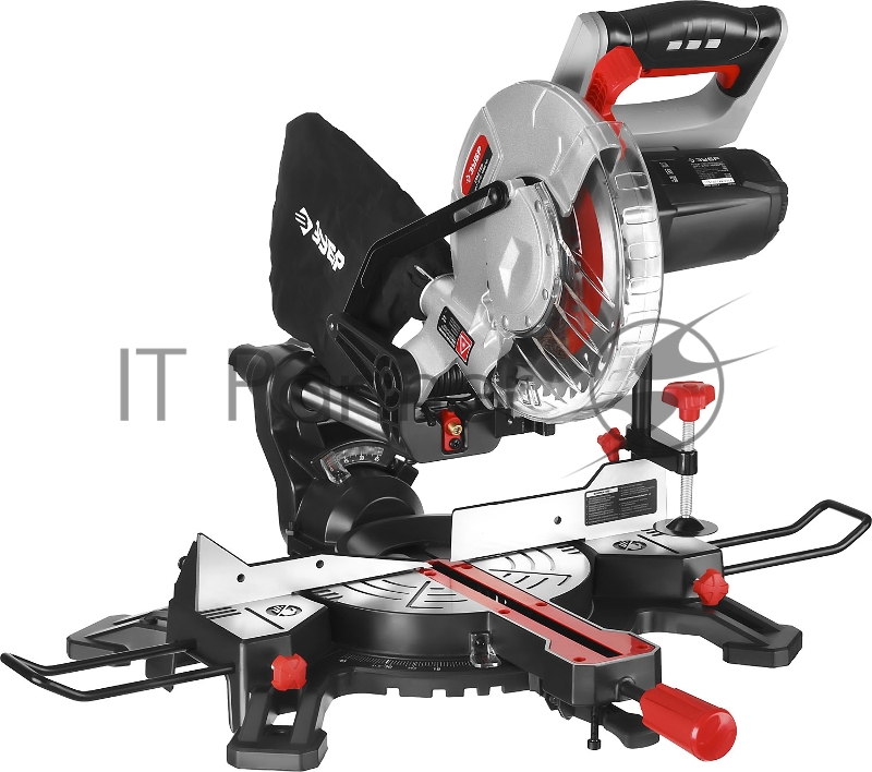 Пила ЗУБР МАСТЕР Пила торцовочная ЗПТ-210-1600 ПЛ { 210 мм, 1600 Вт, 5000 об/мин, лазер, удлинители стола }