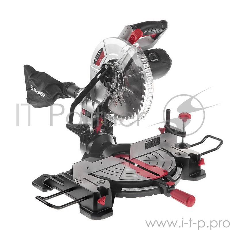 Пила ЗУБР МАСТЕР Пила торцовочная ЗПТ-255-1800 ЛМ2 { 255 мм, 1600 Вт, 5000 об/мин, лазер, удлинители стола }