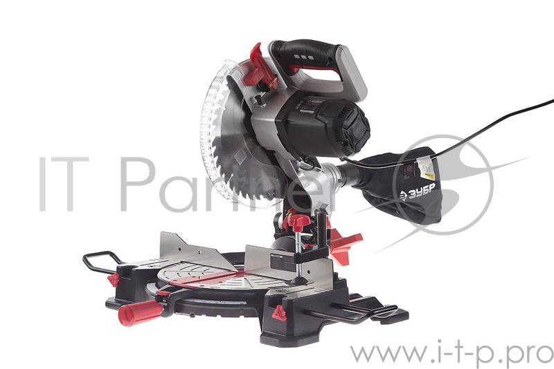 Пила ЗУБР МАСТЕР Пила торцовочная ЗПТ-255-1800 ЛМ2 { 255 мм, 1600 Вт, 5000 об/мин, лазер, удлинители стола }