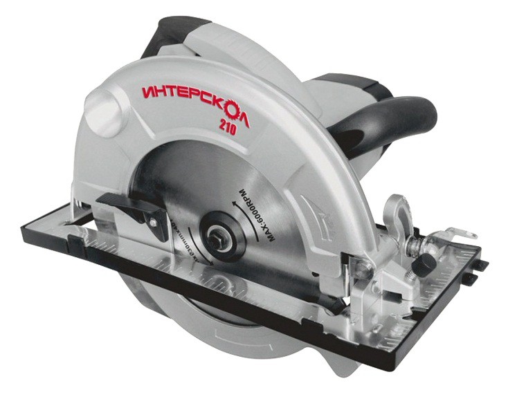 Пила ИНТЕРСКОЛ ДП-210/1900М Пила дисковая 98.1.1.20 {1900Вт,ф210/32мм,5000о/м,7.8кг }