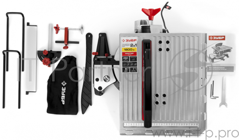 Пила ЗУБР Пила торцовочная ЗПТК-255-1800 { d 250 мм, 5000 об/мин, 1800Вт }