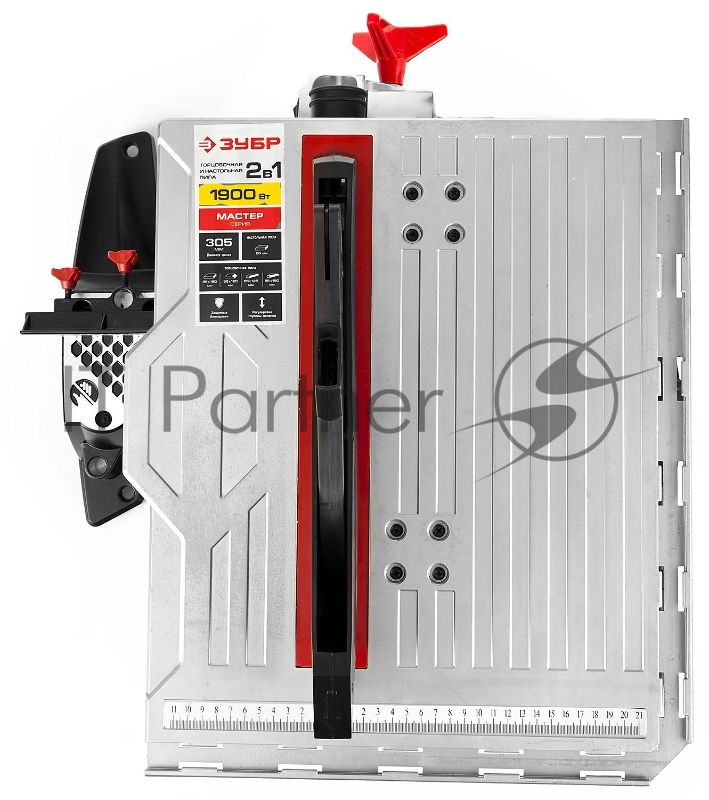 Пила ЗУБР Пила торцовочная ЗПТК-305-1900 { d 305 мм, 5000 об/мин, 1900Вт }