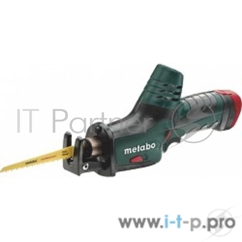 Пила Metabo Powermaxx ASE 10,8 Сабельная пила 602264500 { 10.8В, 2х2.0 Ач LiIon, 3100 об/мин, кейс, вес 1.2 кг }