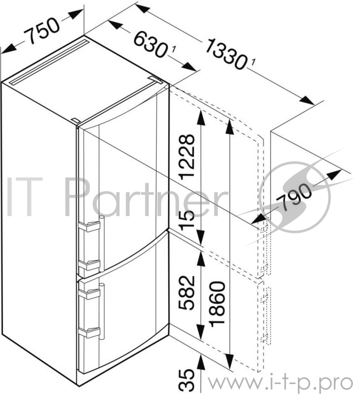 Холодильник Liebherr CNPesf 4613-20001